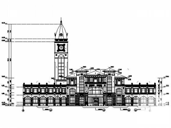 会所施工建筑图纸 - 4