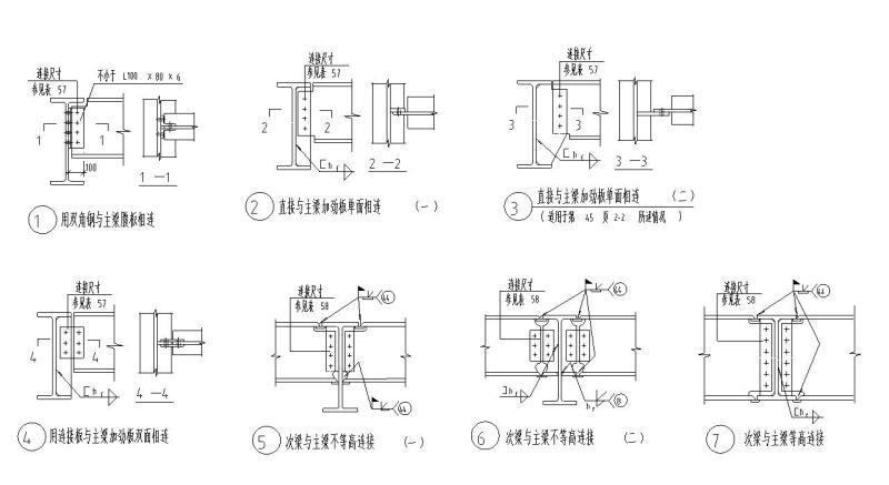 钢结构连接大样图 - 1