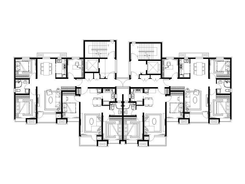 2019大院标准户型库39套-CAD - 3