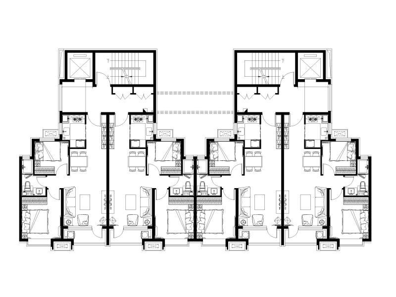 2019大院标准户型库39套-CAD - 4