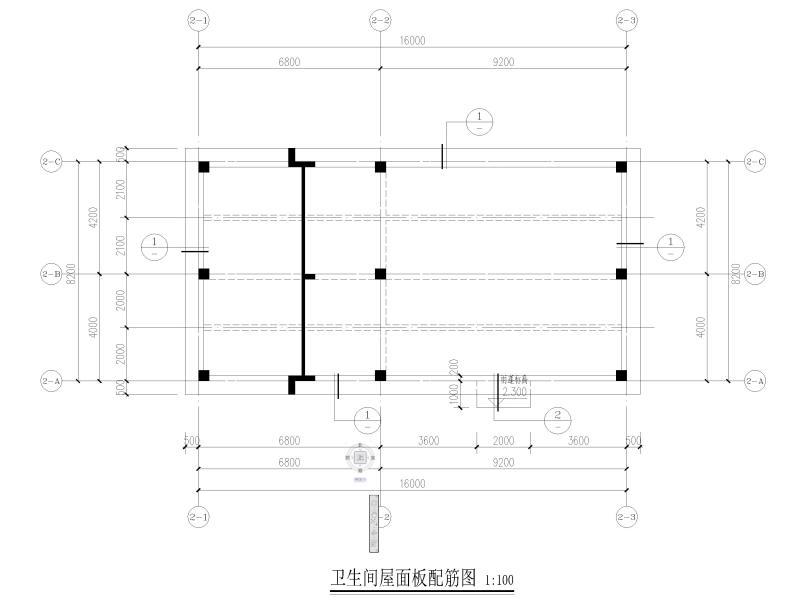 卫生间结构大样 - 3