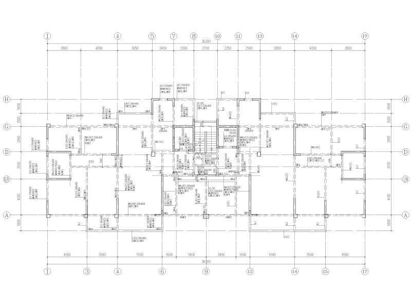 著名房企17层住宅全套施工CAD大样图2018 - 5