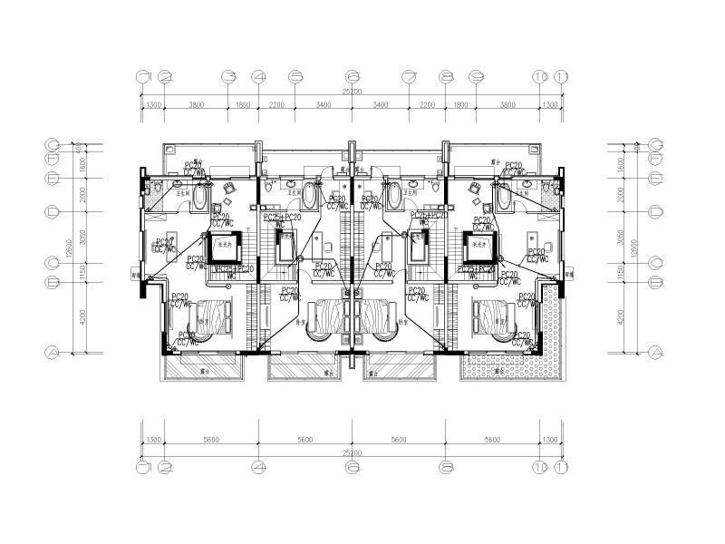 别墅电气施工图纸 - 3