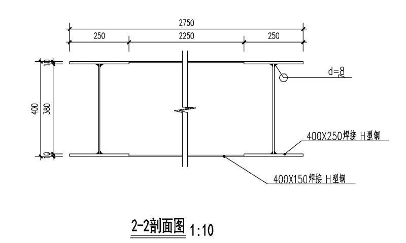 摩尔驿站次入口廊架详图纸设计_CAD - 5