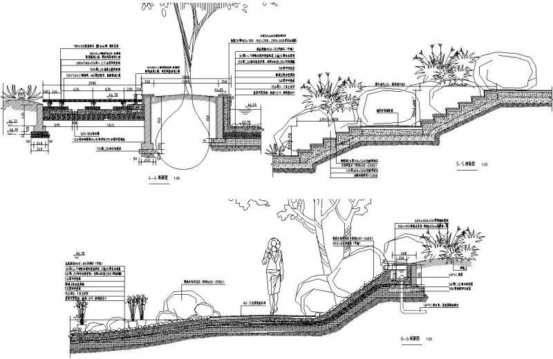 “依水阁兰”中心水系区CAD节点详图纸设计 - 2