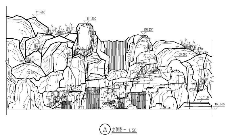 假山瀑布设计 - 2