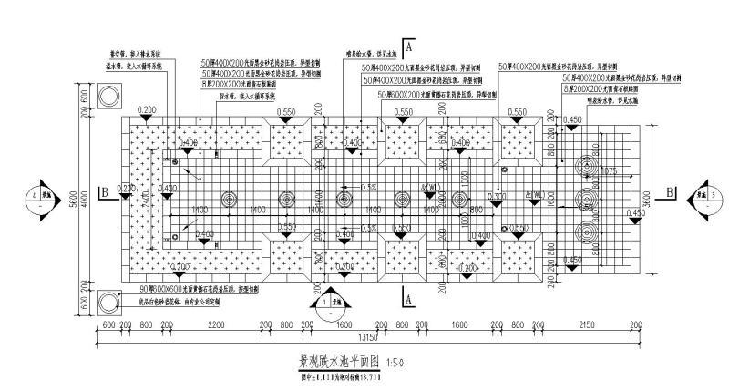 跌水水池景观 - 1