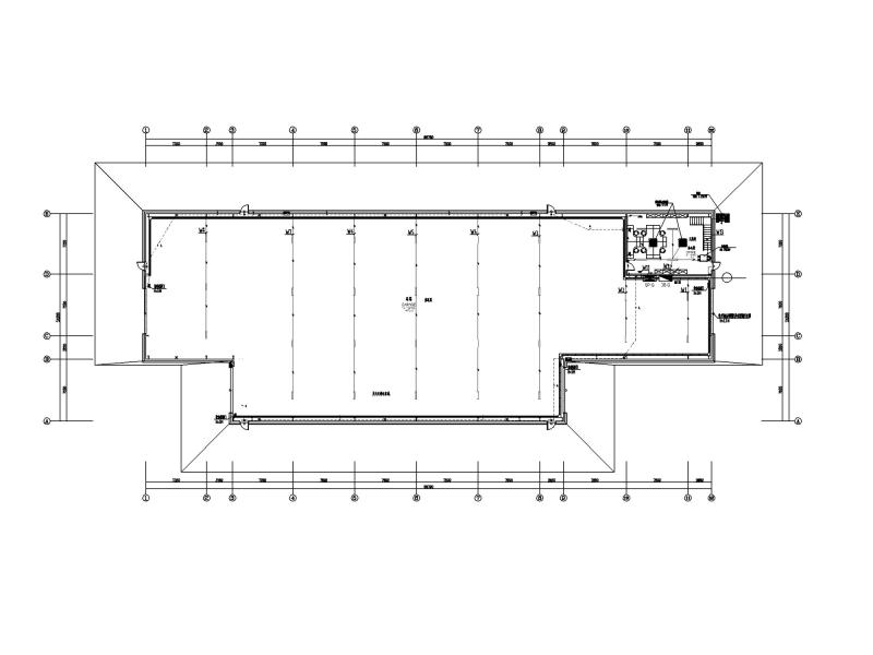 戊类车库电气施工CAD图纸 - 1