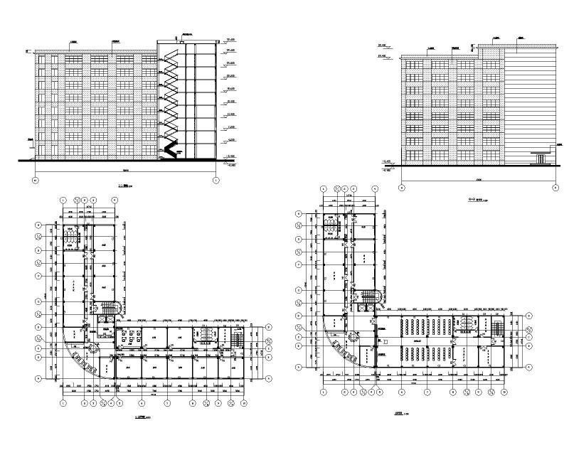 办公楼建筑方案图 - 1