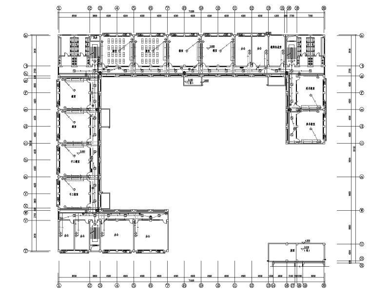 小学教学楼施工图纸 - 3