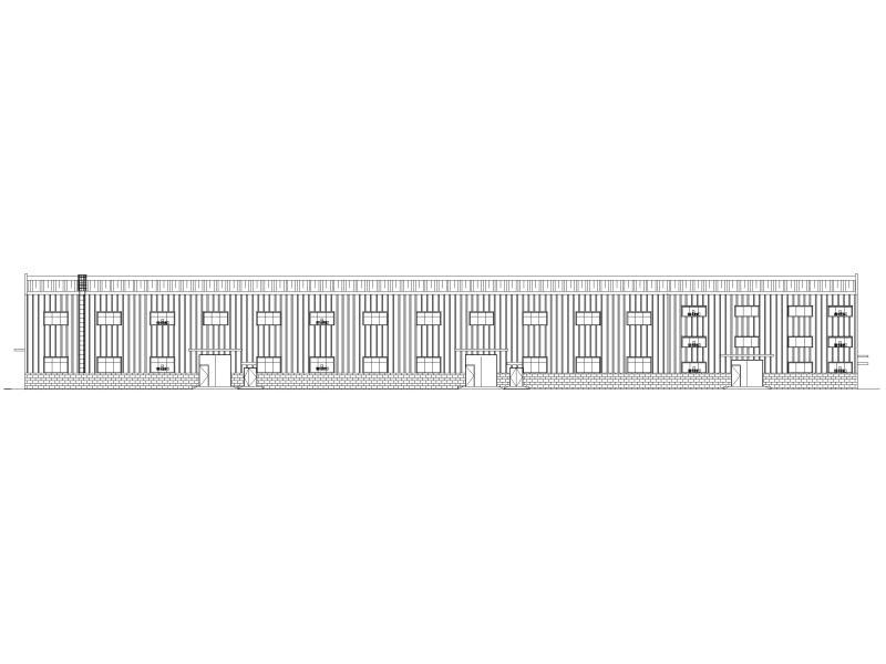 钢结构厂房建筑图纸 - 1