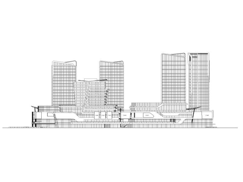 商业广场施工图 - 1