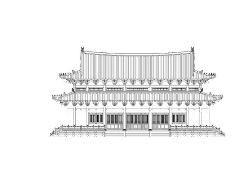 大雄宝殿建筑结构 - 1