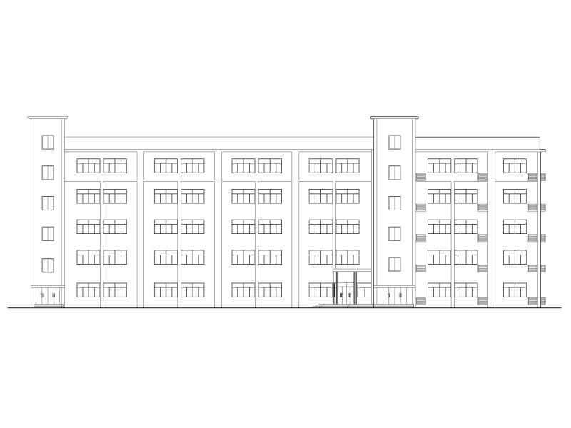 教学楼建筑施工图纸 - 1