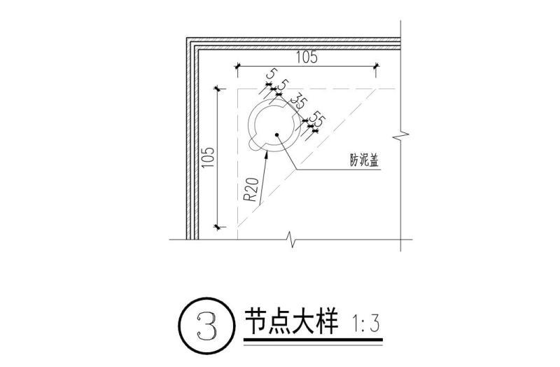 特色硬质井盖大样详图纸设计_CAD - 3