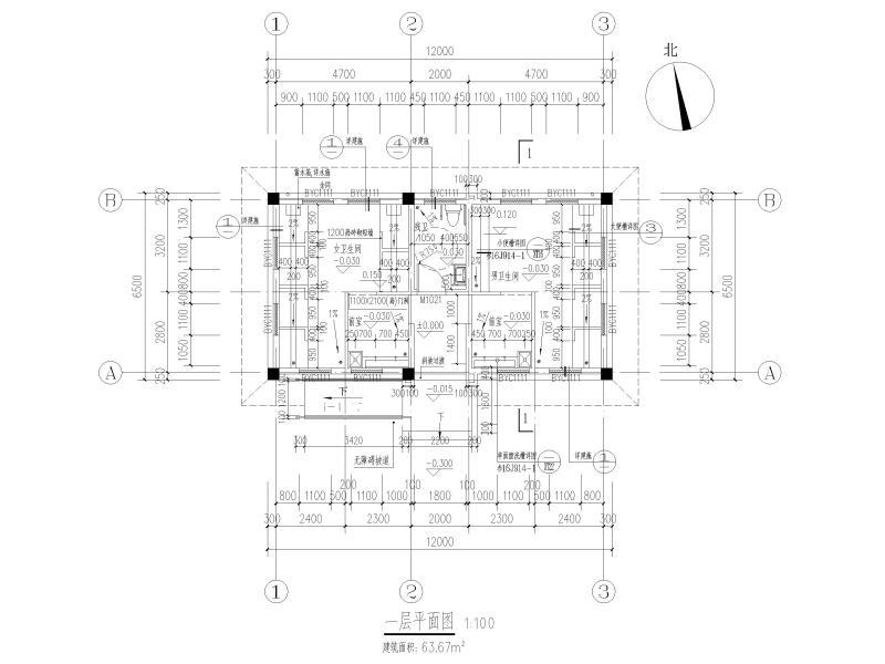 框架结构建筑图纸 - 4