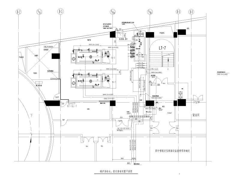 锅炉房设计施工图纸 - 1