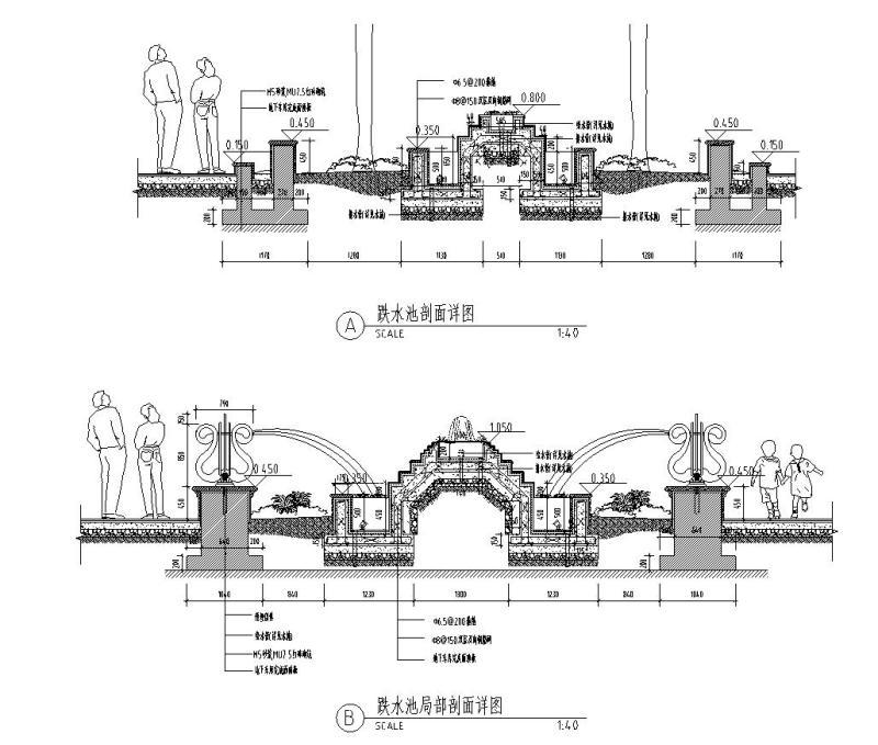 跌水水池景观 - 5