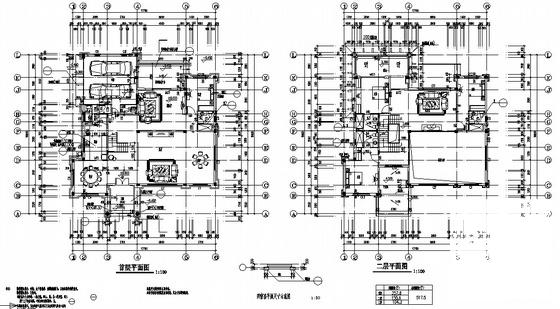 别墅建筑施工图纸 - 3