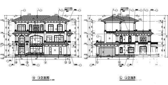 别墅建筑施工图纸 - 4