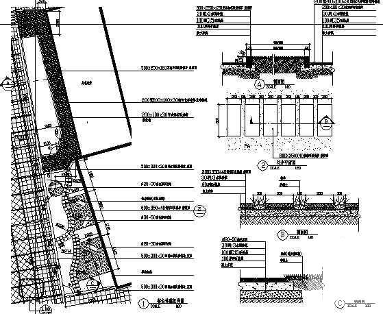 小广场全套施工CAD大样图 - 2