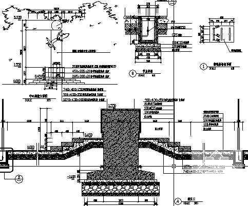 小广场全套施工CAD大样图 - 3