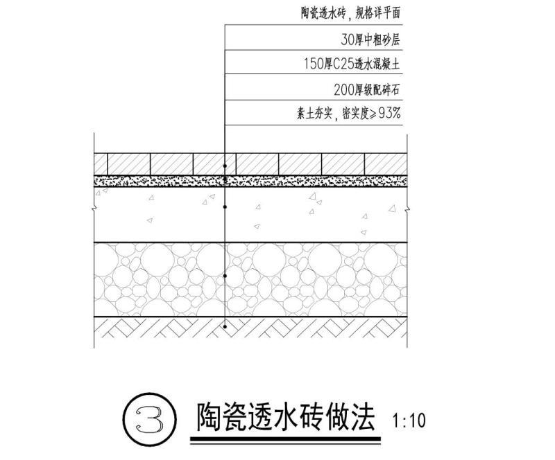 知名企业铺装做法详图纸设计_CAD - 2