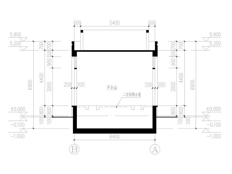 框架结构建筑图纸 - 4