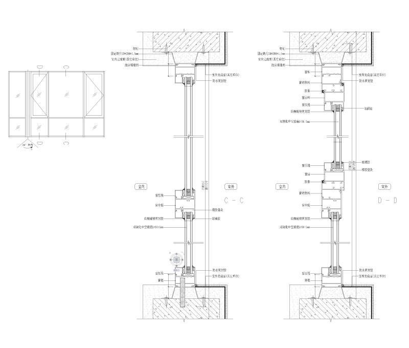 门窗通用节点图纸2017（CAD） - 2