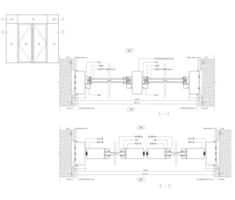 门窗通用节点图纸2017（CAD） - 4