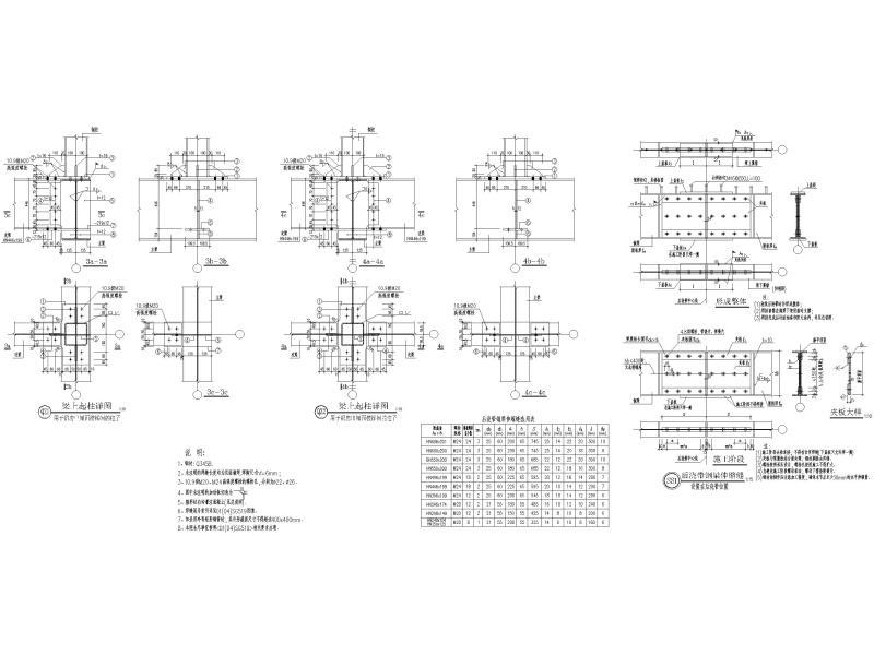 钢结构节点大样图 - 2