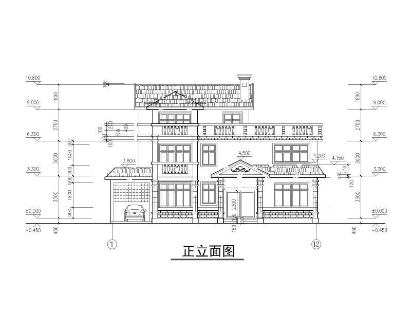 别墅结构施工图纸 - 2