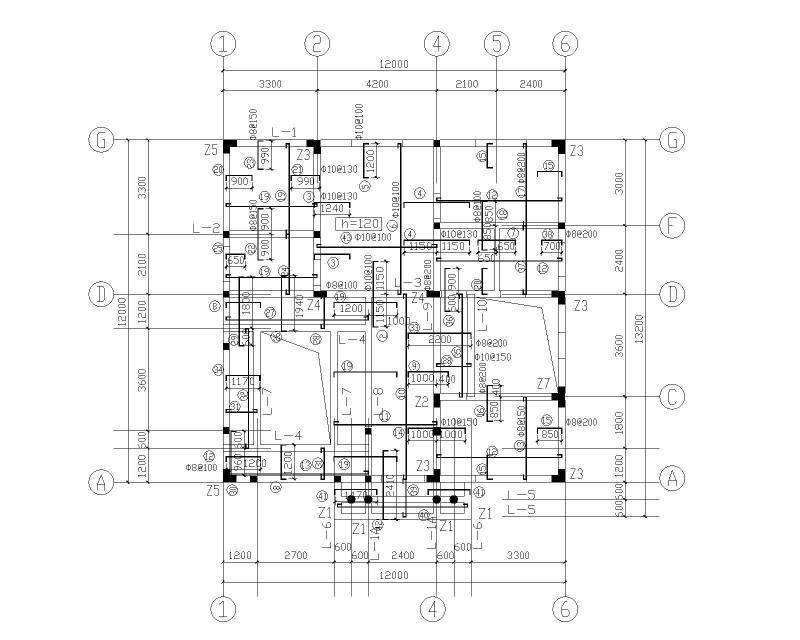 别墅建筑施工图纸 - 3