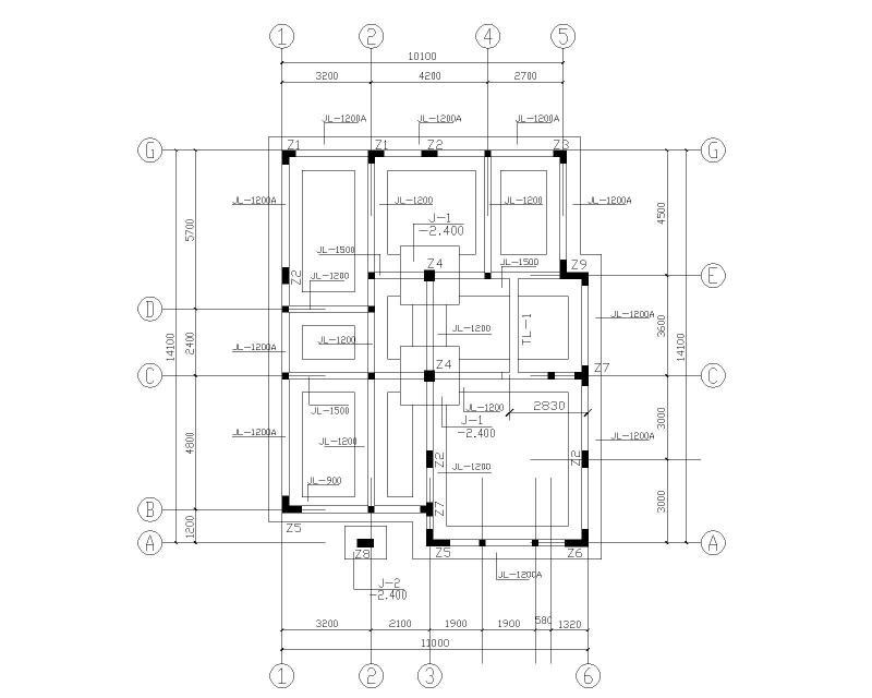 别墅建筑施工图纸 - 5