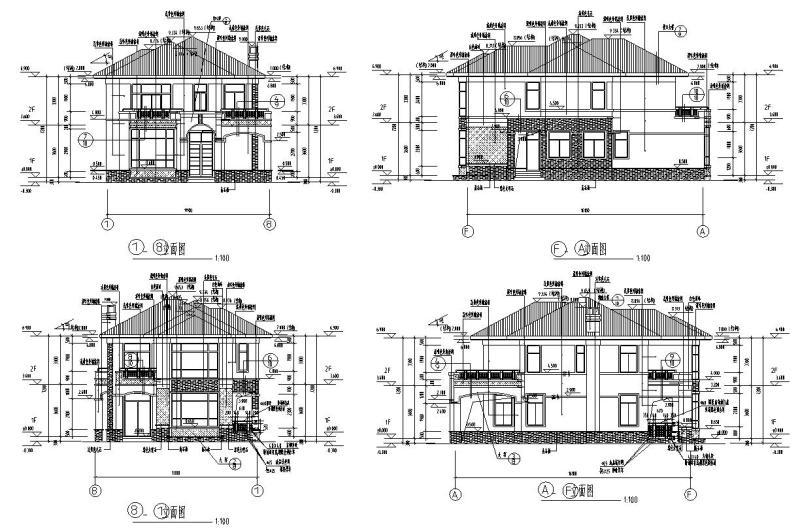 风格别墅建筑方案图 - 2