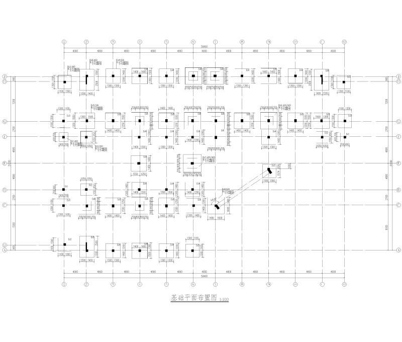 中学教学楼框架结构 - 1