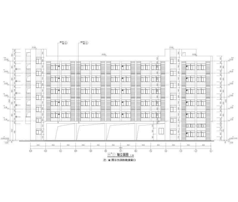 框架结构教学楼 - 1