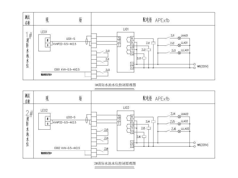 小型供水站电气施工CAD图纸 - 5