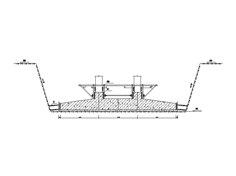基础工程模板支设示意图纸CAD版 - 3
