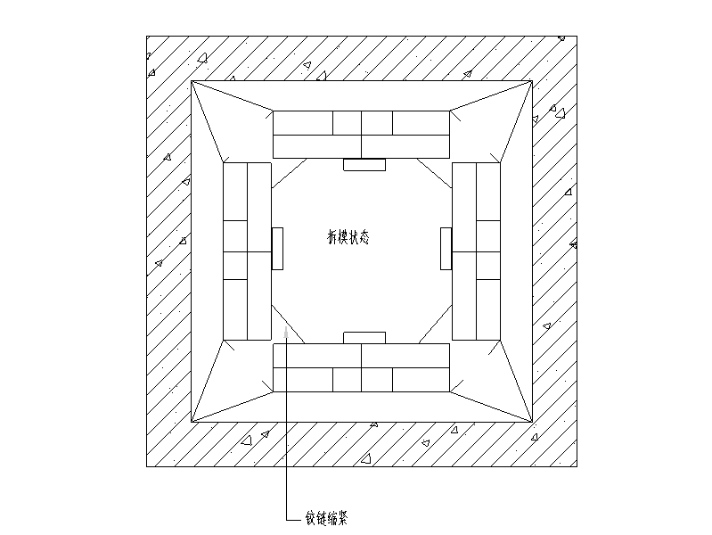 门窗及墙体转角模板支护示意图纸CAD版 - 2