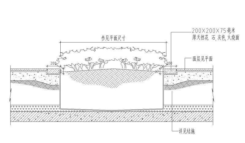 花池,坐凳,台阶大样详图纸设计_CAD - 1