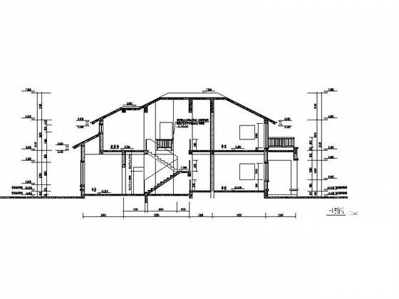 别墅建筑施工图纸 - 2