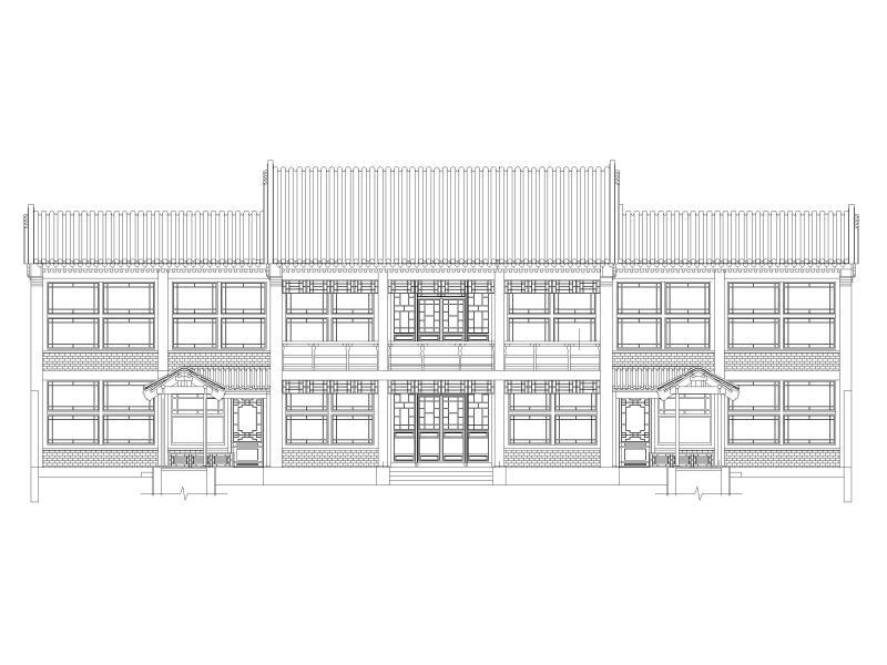 四合院施工图纸 - 1