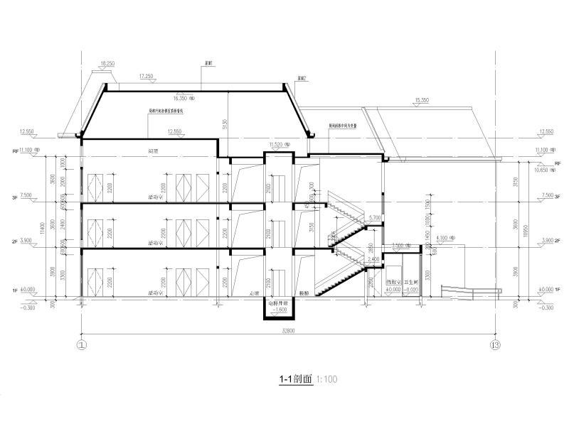 幼儿园建筑施工设计 - 4