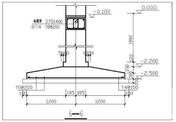 墙条基详图纸_CAD - 2