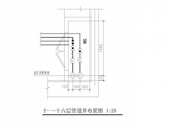 高层商住楼采暖 - 2