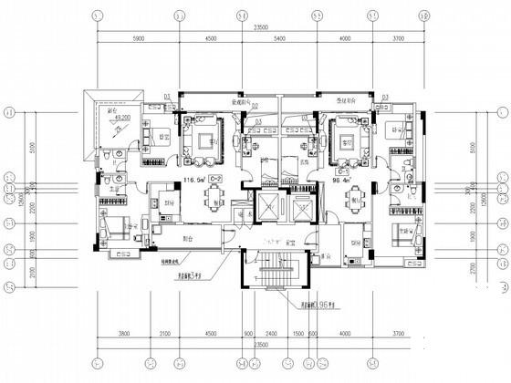高层住宅设计图纸 - 3