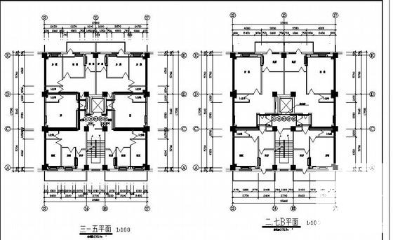 二至7层住宅暖气改造工程CAD图纸 - 3