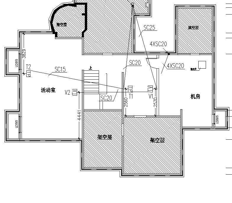 别墅电气图纸 - 1