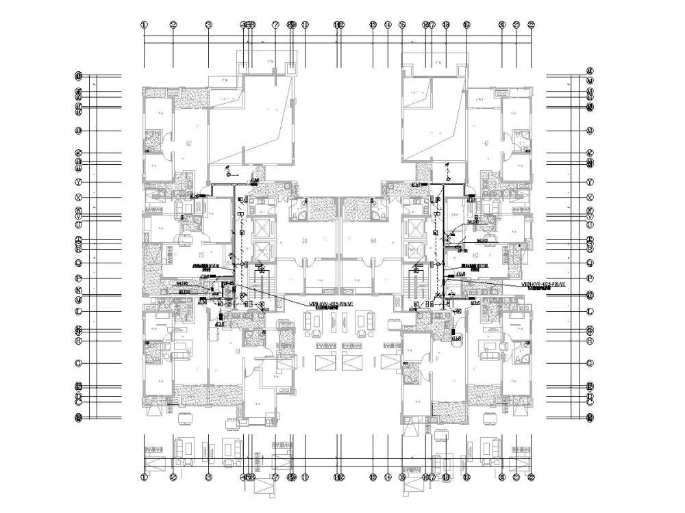 住宅楼电气图 - 1